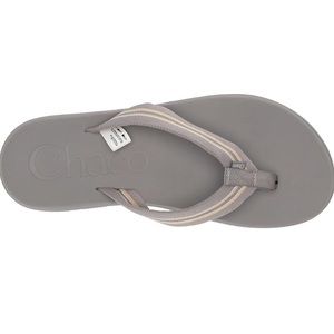 Chaco Mens Gray Flip Flop Sandals Chillos NEW NWT